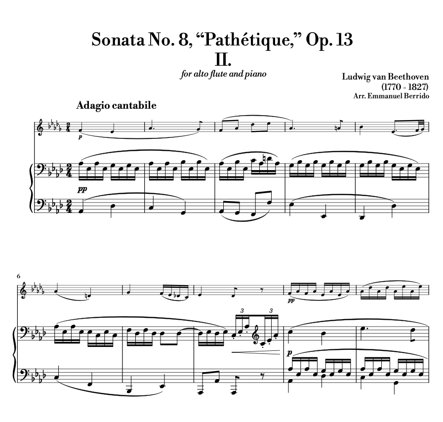 Thumbnail of Pathetique Arrangement