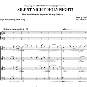 Chamber Ensemble and Choir - "Silent Night! Holy Night!"